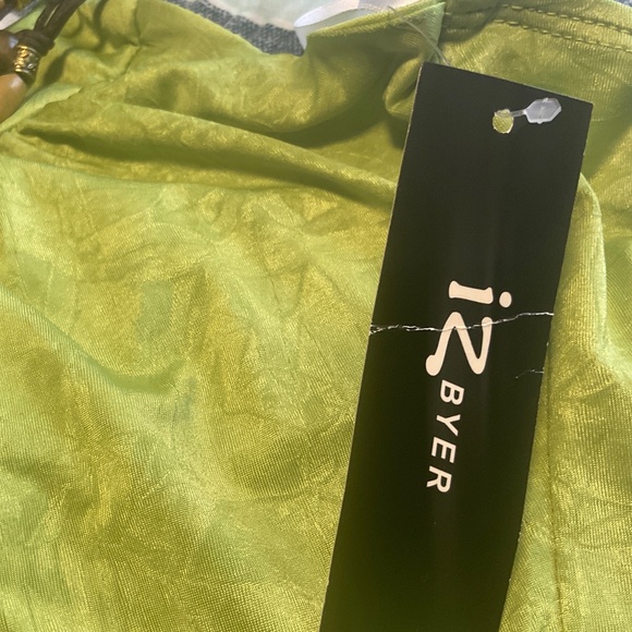 Vintage IZ byer Brat Green Halter Top Size S - Picture 4 of 7